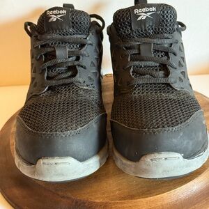 Reebok Men's Black and Gray Athletic Shoes